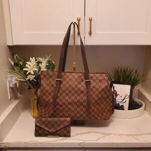 LV39-Louis Vuitton Damier Ebene Chelsea Bag + wallet (2 COA)